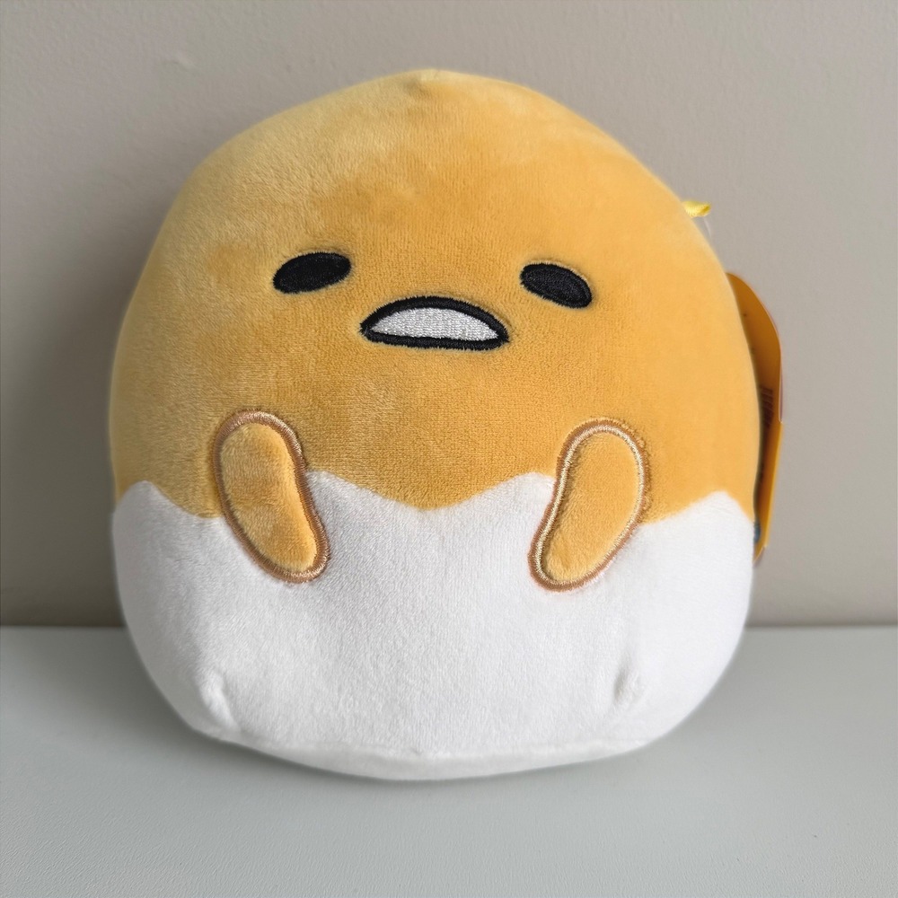 Squishmallows Sanrio Gudetama the Lazy Egg 7 Inch Plush Kellytoy 2022 NWT
